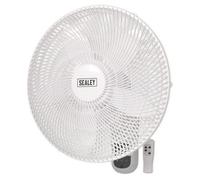 Sealey 18" 3 Speed Wall Fan with Remote Control