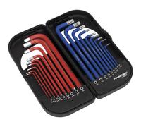 TRX-Star* & Ball-End Hex Key Set 18pc Long Anti-Slip