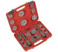 Sealey Brake Piston Wind-Back Tool Kit, 18 Pieces - VS0282