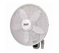 Sealey 18" 3 Speed Wall Fan with Remote Control