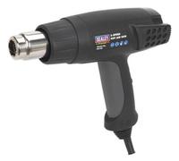 Sealey 1800W 3-Speed Hot Air Gun & Temperature Control Fitted 3-Pin Plug Hs100