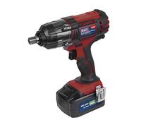 Sealey 18V 1/2" Sq Drive Cordless Impact Wrench - Red