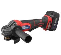Sealey 18V 3Ah Ø115mm Cordless Angle Grinder - Red - CP401LI