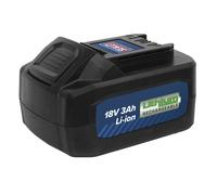 Sealey CP400BP 18V 3Ah L-ion Power Tool Battery for CP400LI & CP400LIHV