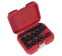 Sealey 19pc External TRX-P* EP Socket Set - Includes 5-Point EP8.8 Tesla Socket - SX097
