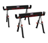 Sealey Adjustable Sawhorse Set 2pc - FDT52