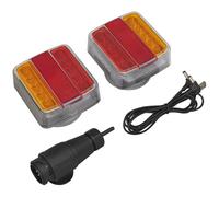 Sealey 13-Pin Wireless SMD LED Trailer Light Set 2 Piece