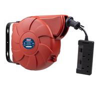 Sealey CRM10 10m Retractable Cable Reel 230V Workshop Extension