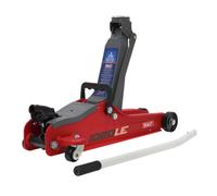 Sealey 2 Tonne Low Profile Short Chassis Hydraulic Trolley Jack Red 1020Le