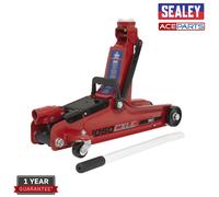 Sealey Low Profile Short Chassis Trolley Jack 2 Tonne 1050CXLE