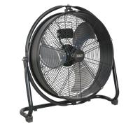 Sealey 20" Industrial High Velocity Orbital Drum Fan With 3-Speeds 240V HVF20S