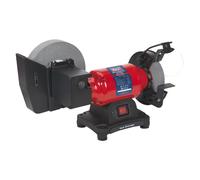 Sealey SM521 Bench Grinder Wet & Dry Ø200/150Mm 250W/230V