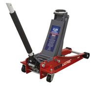 Sealey 2001LERE Trolley Jack 2.25 Tonne Low Profile Rocket Lift Red