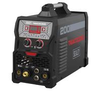 Sealey 200A TIG MMA AC/DC Pulse Inverter Welder 230V Portable TIGACDC200
