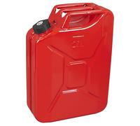 Sealey 20L Screw Cap Metal Jerry Can - Red - JC20SCR