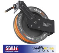 Sealey 20m Retractable High-Visibility Hybrid Air Hose Steel Reel 10mm SA85HY