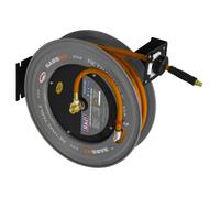 Sealey SA85HY 20m Retractable High-Visibility Hybrid Air Hose with Steel Reel 10