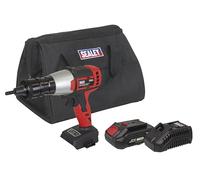 Sealey 20V 2Ah SV20 Brushless Cordless Nut Riveter Kit - CP20VNRKIT1