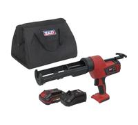 Sealey 20V 2Ah SV20 Series Cordless 310ml Caulking Gun Kit -CP20VCGKIT1