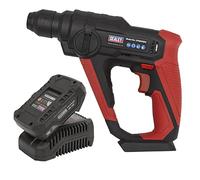 Sealey CP20VSDS 20v Cordless SDS Rotary Hammer Drill 1 x 2ah Li-ion Battery Charger Bag
