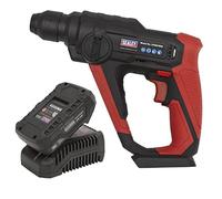Sealey CP20VSDS 20v Cordless SDS Rotary Hammer Drill 1 x 2ah Li-ion Battery Charger Bag