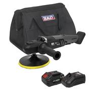 Sealey 20V 4Ah SV20 Series Ø180mm Brushless Rotary Polisher Kit - CP20VRPXKIT1