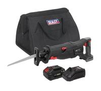 Sealey CP20VRSX 20v Cordless Brushless Reciprocating Saw 1 x 4ah Li-ion Battery Charger Bag