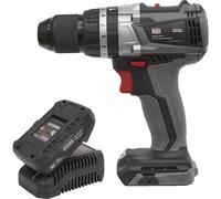 Sealey Cordless Brushless Combi Drill CP20VDDX 20V - 1x 2Ah Li-ion Battery, Charger, Bag