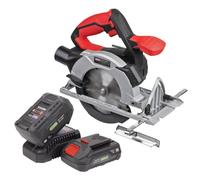 Sealey CP20VCSKIT 20V Cordless Circular Saw Kit 150mm With Batteries 2 2.0 Batt