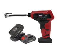 Sealey 20V Sv20 Series Cordless Air Pump Kit - 2X 2Ah Batteries Cp20Vapkit