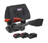 Sealey 20V SV20 Series Cordless Belt Sander Kit 2 Batteries CP20VBSKIT