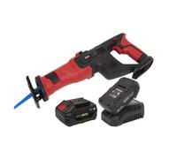 Sealey CP20VRS 20v Cordless Reciprocating Saw 2 x 2ah Li-ion Battery Charger Bag