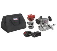 Sealey Cordless Trimming Router SV20 (CP20VTR) – 20V Brushless, 4Ah Kit
