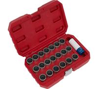 Sealey SX217 21Pc Locking Wheel Nut Key Set - Bmw