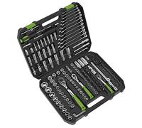 Sealey S01212 Socket Set 219Pc 1/4in 3/8in & 1/2inSq Drive Walldrive® Metric
