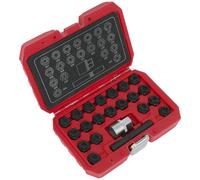 Sealey SX220 Locking Wheel Nut Key Set 22Pc - Vag