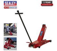 Sealey Trolley Jack 2 Tonne Long Reach High Lift Commercial 2201Hl