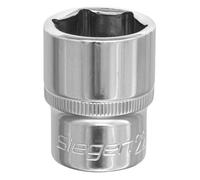 Sealey 22mm 1/2" Drive Walldrive Socket Chrome Plated Mirror Finished S0659