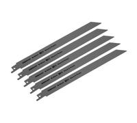 Sealey 230mm 10 Tpi Wood Plastics Reciprocating Saw Blade X5 Pieces Srbr922Hf