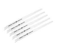 Sealey 230mm 6 Tpi Wood Nail Reciprocating Saw Blade X5 Pieces Srbr922Df