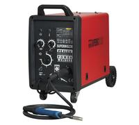 Sealey 230V Mig Welder 230Amp With Binzel Euro Torch - Black Supermig230