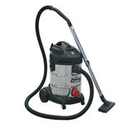 Sealey PC300SD Vacuum Cleaner Industrial 30L 1400W/230V Stainless Drum