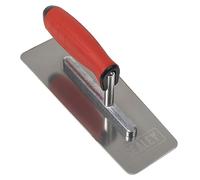 Sealey 240mm Stainless Steel Venetian Trowel, Rubber Handle, Aluminium Foot - T8012
