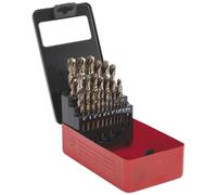 Sealey AK4702 25pc HSS Cobalt Fully Ground Drill Bit Set