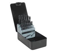 Sealey 25 Piece HSS Twist Metal,Wood,Plastic Drill Bit Set & Case 1-13mm DBS25RF
