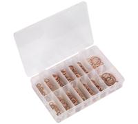 Sealey AB027CW Diesel Injector Copper Washer Assortment 250Pc - Metric