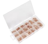 Sealey 250 Piece Copper Sealing Washer Assortment Metric
