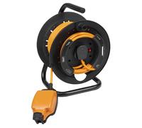 Sealey 25M Ip54 Weatherproof In-Line Socket With Thermal Cutout & 3M Additional Plug Cable