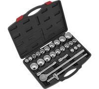 Sealey Socket Set AK2582 - 26Pc 3/4Sq Drive 12Pt Walldrive - Duometric