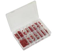 Crimp Terminal Assortment 260pc Red